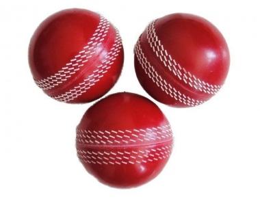 LEATHER CRICKET BALL (SET OF 3