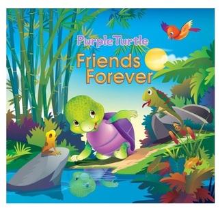 Purple Turtle Colorful Softcover Story books, Style : Modern