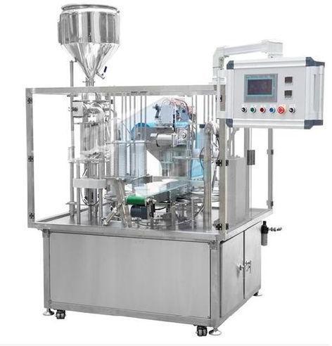 Fully Automatic Rotary Cup Filling And Sealing Machine