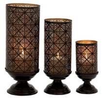 SHEERAZ INTERNATIONAL designer candle holders, for Home Decoration, Color : BLACK POWDERCOAT
