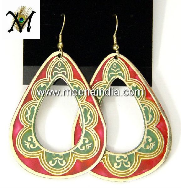Meenaxport India Colorful Earrings, Occasion : Anniversary, Engagement, Gift, Party, Wedding