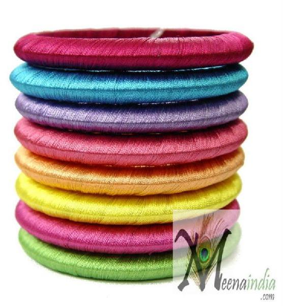 Colorful Thread Bangles