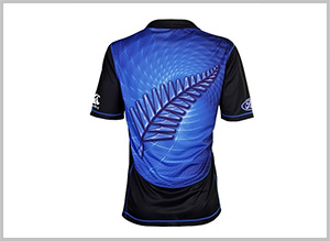 100% Polyester 145gsm Newzealand Cricket Jjersey