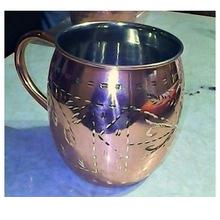 Copper Metal Antique Finish  Mug