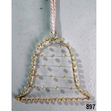 Glass Beads Bell X-mas Hanging
