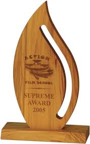 Stylish Wooden Trophy, Feature : Fine Finish, Durable