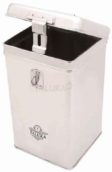Taluka Stainless Steel Square Canister, Feature : Stocked