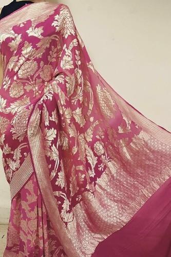 Khadi Georgette Banarasi Saree