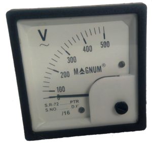 Magnum switchgear analogue meters
