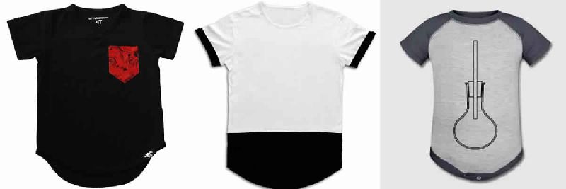 Kids Round Bottom T Shirt