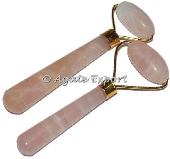 Rose Quartz Roller Massage Stone