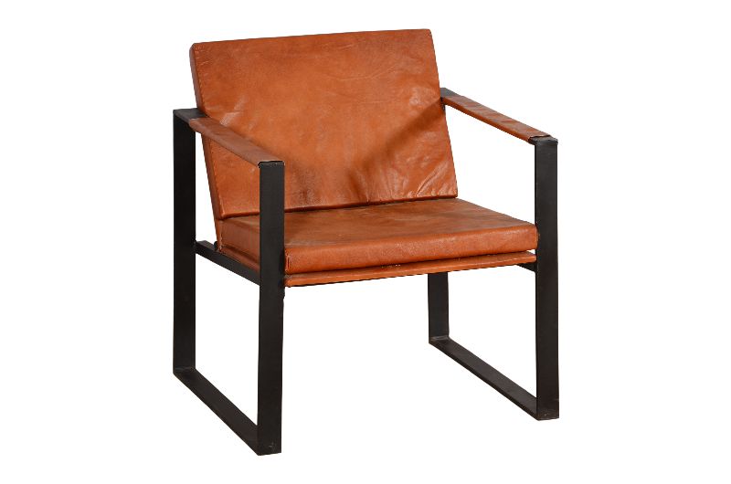 Brown Leather Bar Chair