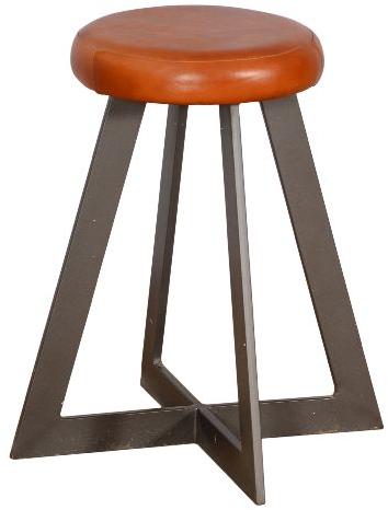 Leather Top Bar Stool