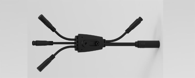 2 pin Higo style e-bike headlight Y splitter cable
