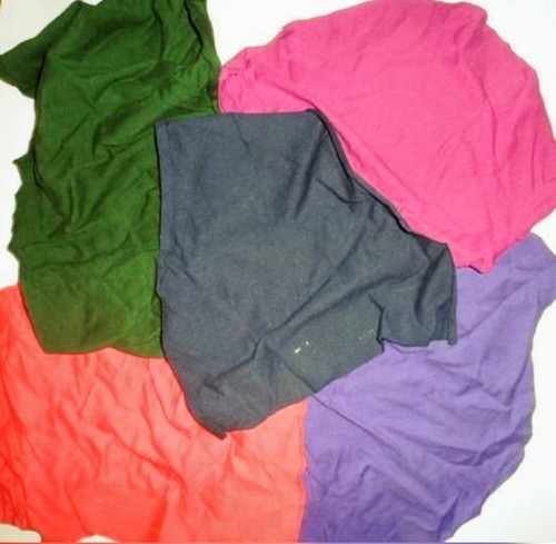 Plain Waste Hosiery Cotton T-Shirt Wipper, Feature : Light Weight, Smooth Texture