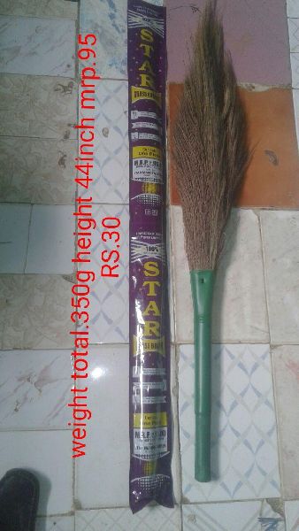 Grass PVC Brooms, for Cleaning, Feature : Flexible, Height Wide, Long Lasting, Premium Quality, Reliable