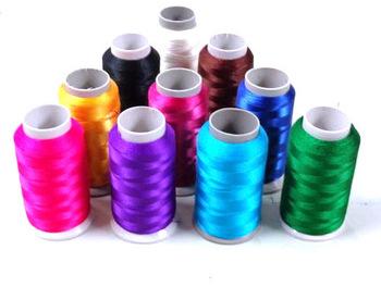 Dyed Rayon Embroidery Thread, Feature : Elastic, Chemical-Resistant, Eco-Friendly