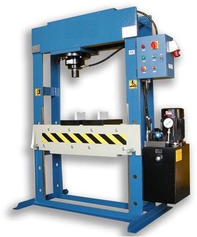 Dhruv Mild Steel Industrial Hydraulic Press, Voltage : 220 V