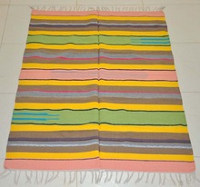 Lal Haveli colorful Decorative Carpet, Size : 71 X 45 Inches