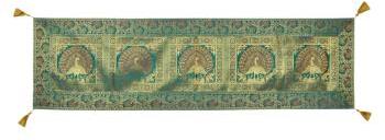 Vintage New Silk Table Runner Brocade Table Tapestry