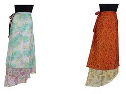 Silk Magic Wrap Skirt