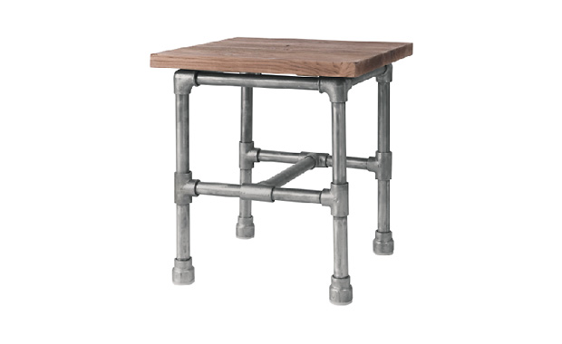 ACT29-INDUSTRIAL RECYCLED WOOD ACCENT TABLE