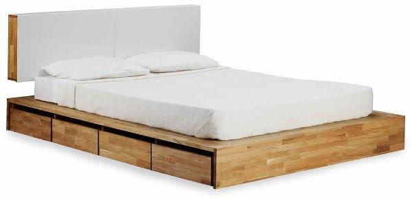 BED31-PLATFORM BED WITH STORAGE, Dimension : 210 x 200 x 80