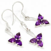 Amethyst Silver jewelry sets cleaner