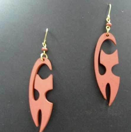 Wooden Fancy Earrings