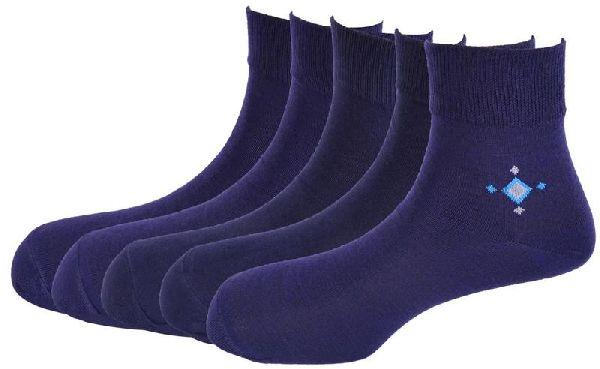 Calf Length Gassed Mercerised Cotton Socks