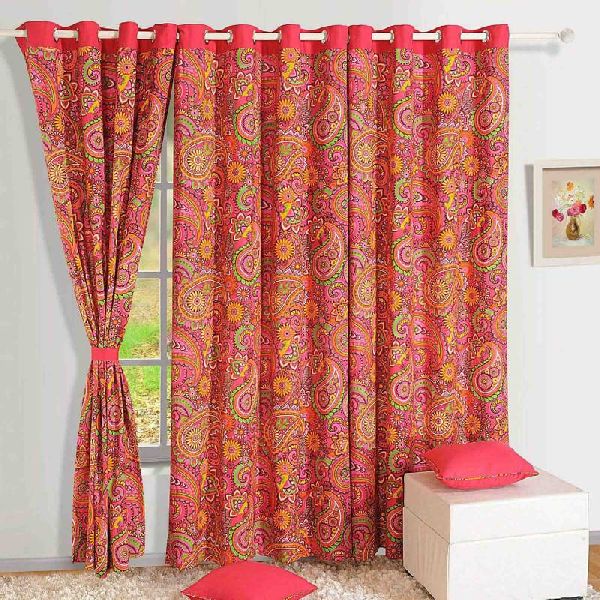 Colorful Cotton Window Curtains