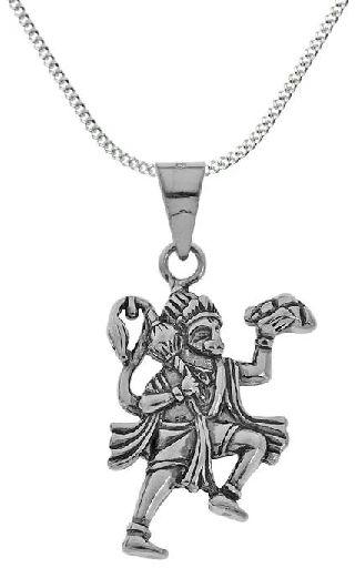 Hindu Pendant Hanuman Charms and Chain