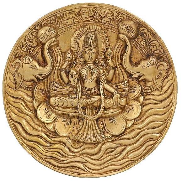 Hinduism Decor Goddess Lakshmi Brass Statue