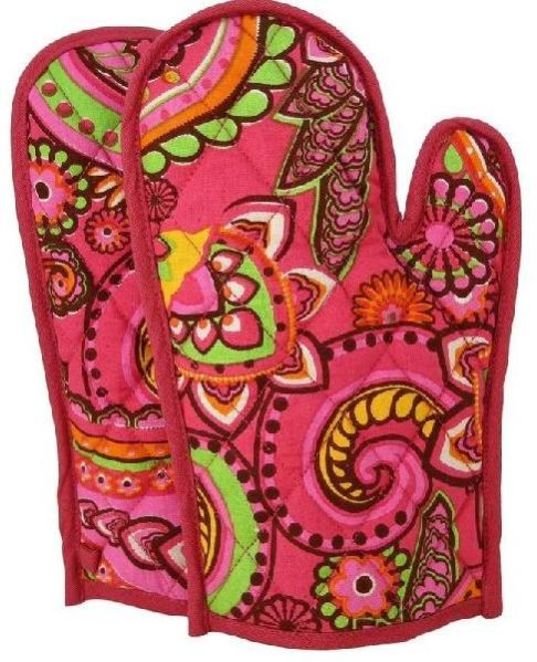 ShalinIndia Cotton Oven Mitts Printed Set
