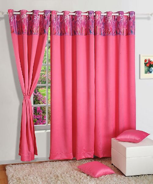 ShalinIndia Semi Blackout Polyester Curtain Panels