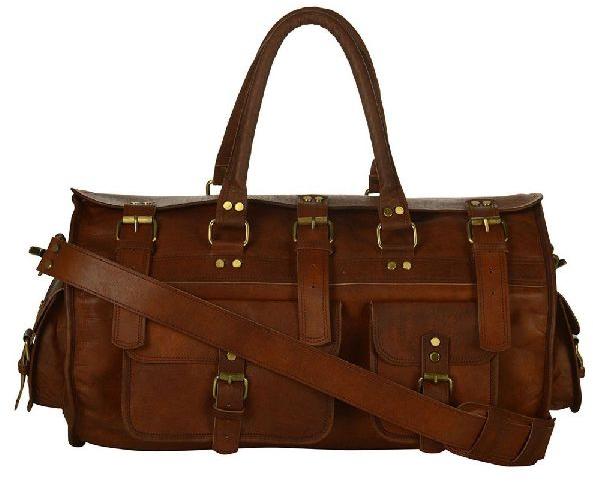 Unisex Duffle Bag with Top Flap