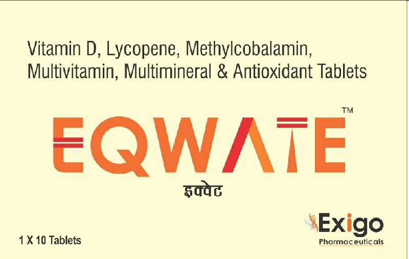EQWATE Tablets, Purity : 99.00%