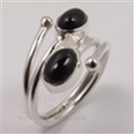 BLACK ONYX Gemstone 925 Solid Sterling Silver Stylish Design Ring Choose Size