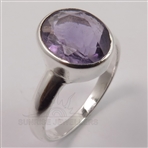 Choose Any Size Delicate Ring Natural AMETHYST Gems 925 Sterling Silver