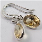 Lightweight Earrings Natural GARNET Round Gemstones 925 Solid Sterling Silver