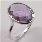 Stunning Ring Choose Any Size 925 Sterling Silver Natural AMETHYST Gemstone