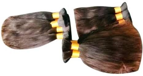 Single Drawn Human Straight Hair