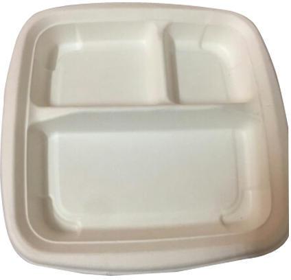 Disposable Sugarcane Bagasse Plate, for Food Serving, Feature : Biodegradable, Eco-Friendly