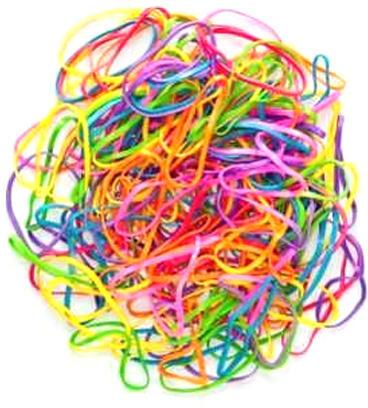 Fluorescent Rubber Band, Shape : Round