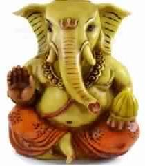 Hand painted Lord Ganesha