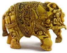 Handmade Antique Resin Figurine of Elephant