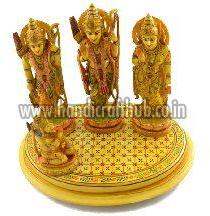 Handmade Resin Ram Darbar Statue, for Homes, Offices, Shops, temple etc., Size : 6 Inch