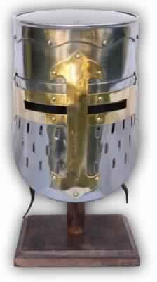 Knights Templar Crusader Helmet 16 Gauge