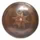 Round Shape Copper Plated Design Armour Shield