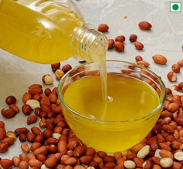 Organic Groundnut Oil, for Cooking, Purity : 100%